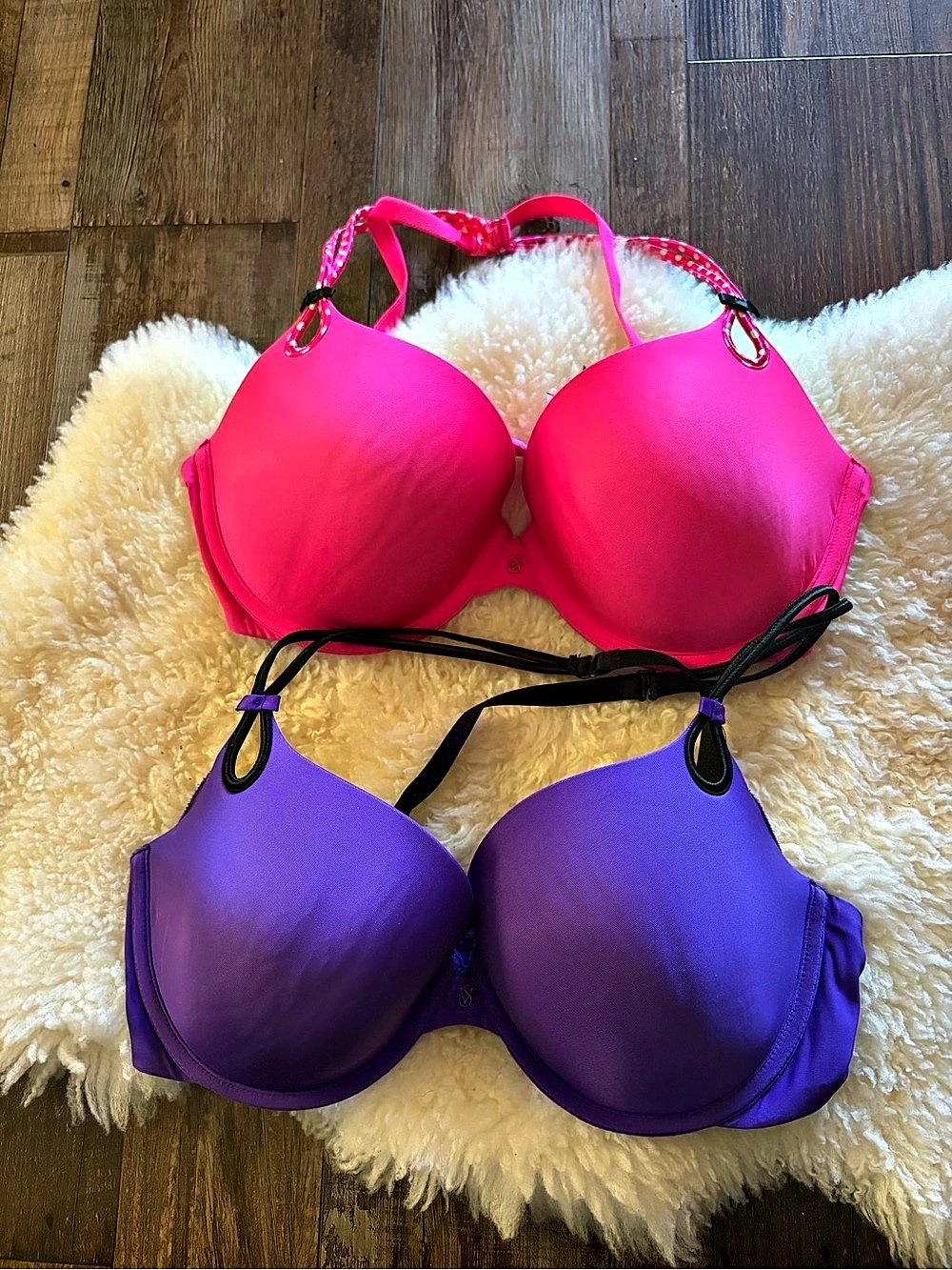 Victoria's Secret Very Sexy Push-Up Bra Set Pink & Purple 34DD